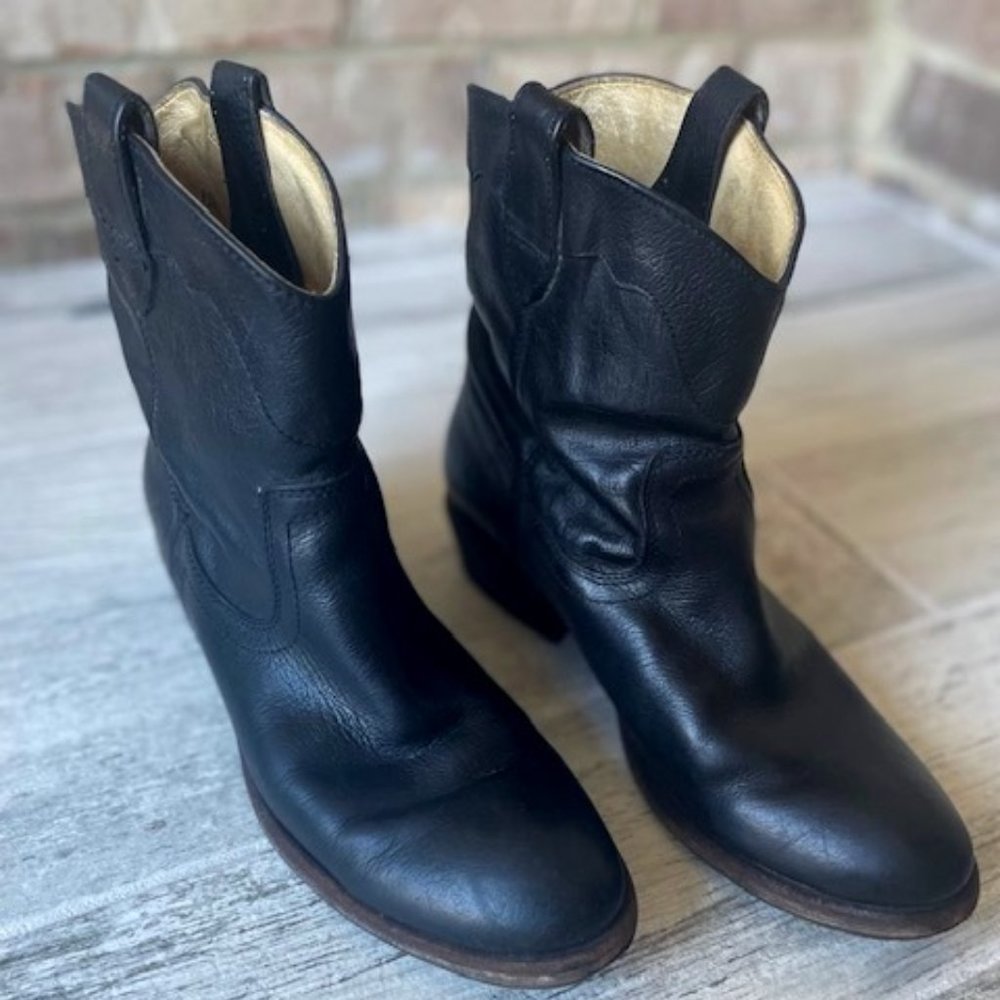 Fry Billie Short Leather Boots